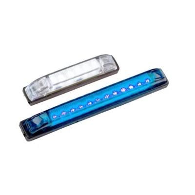 Marine Side Marker LED 4inch Yacht Interior Strip LED Lights Blue White Waterproof 12V 24V Boat LED Light