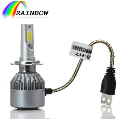 2PCS C6 LED Car Headlight H7 LED H4 Bulb H8 H1 H3 H11 Hb3 9005 Hb4 9006 9007 Auto Lamps Fog Lights 3000K 6000K 8000K Wholesale