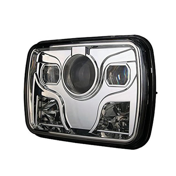 7X6 5X7 Inch Square LED Headlight Sealed Beam Headlight for Motorcycle