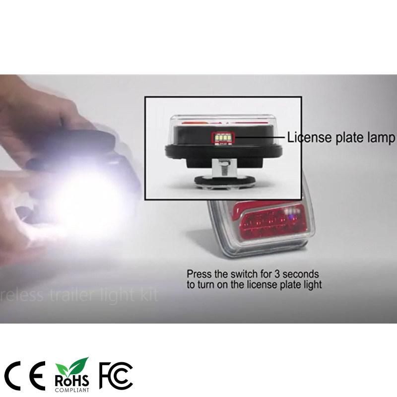 E9 Emark CE RoHS Magnetic Wireless Trailer Light Kit LED Tail Light