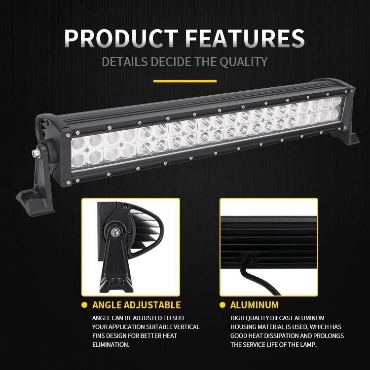 LED Light Bar 120W 180W LED Work Light Offroad Light Truck Lights 6000K Drivering Fog Lights Boat LED Headlight