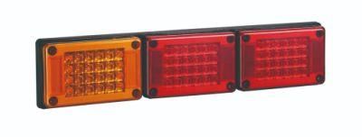 Factory Price Waterproof 12V 24V Adr Rectangle LED Trailer Truck Tail Lights Auto Lamp