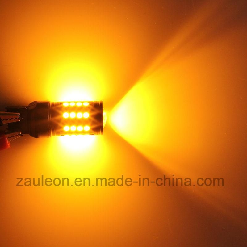 T20 Wedge 7440 W21W Amber Bulb for Car Turn Light