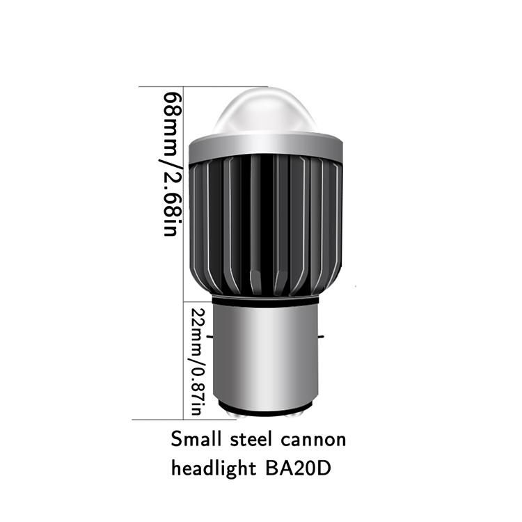 Hot Sales15W 1500lm 12V 80V Lp05 LED Motorcycle Headlight IP68 H4 Ba20d LED Headlight Bulb