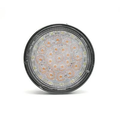 Auto Light Front Position Front Indicator Round LED Light 24V for Truck Trailer Lamp