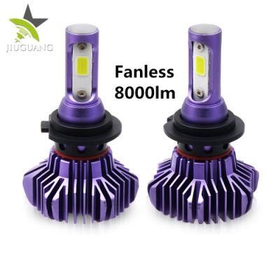 Cheap Purple S9 COB Chip H4 H7 H11 9005 9006 LED Car Headlight Kit