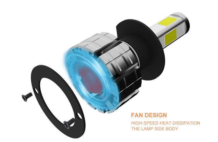 Carolyn H4 H1 H3 H11 LED Car Headlight K9 COB Auto LED Head Lighting System 12V 6000K Car Part LED Bulb