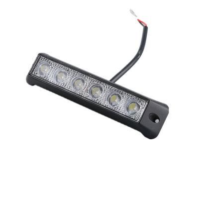 12W 18W LED Warning White Amber Light