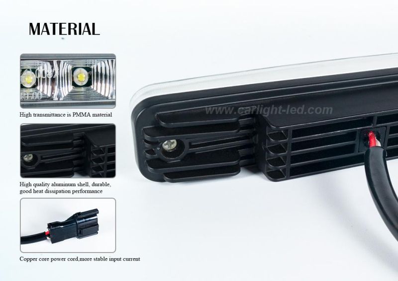 Waterproof High Power LED DRL Daylight Driving Running Light Lamp