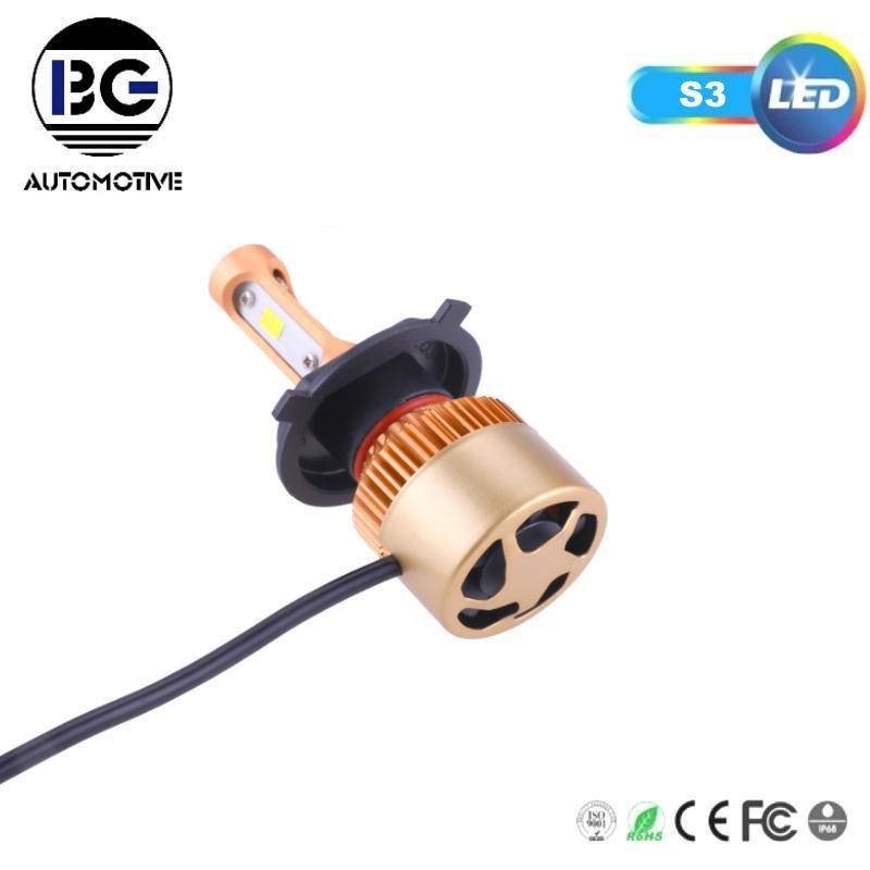 Car Headlight Manufacturer S3 Csp Car 9005 9006 H1 LED Light H4 H7 H11 60W 12000lm LED Headlight Bulbs for Car