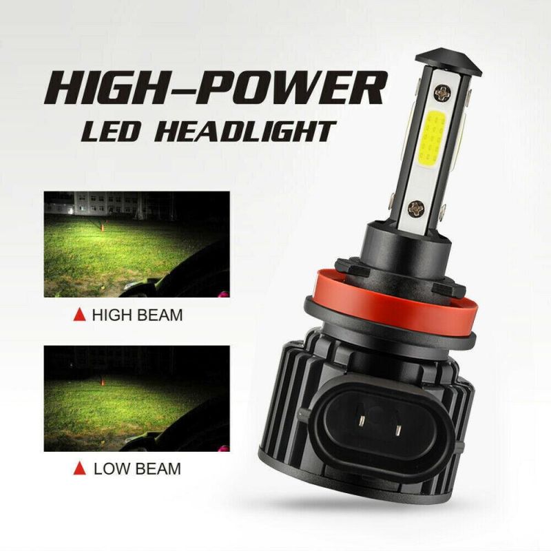 Powerful Super Bright LED Bulb LED Headlight H11 Auto Lamp Car Automobiles LED Head Lamp 12V 24V 8000K Blue Light