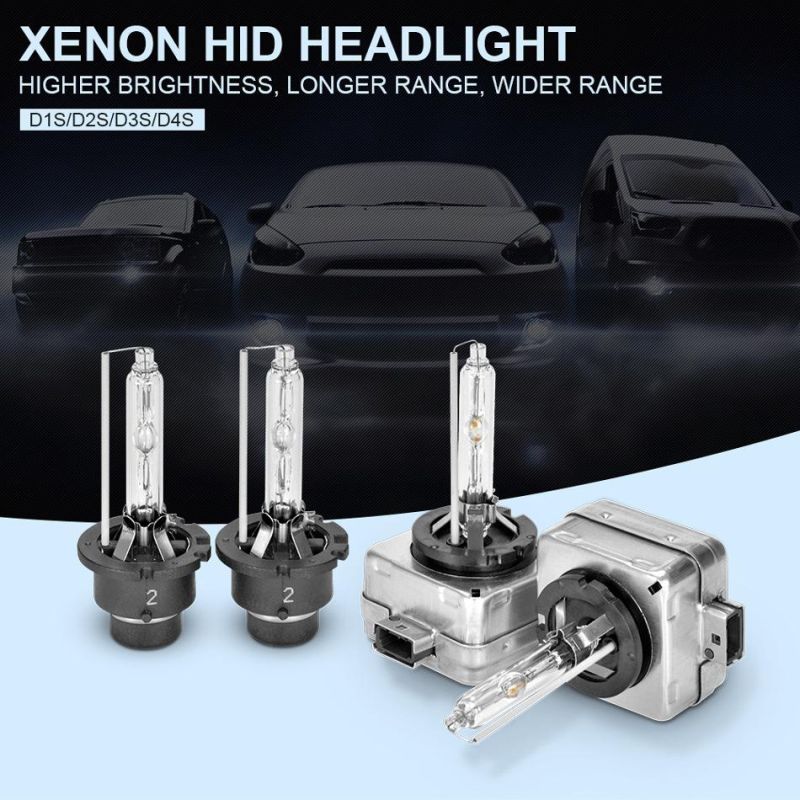 Car LED Headlight D1s D3s 6000K White Super Bright 55W/Bulb Auto Lights D2s D4s Light Built-in LED Driver for Automobiles Headlight