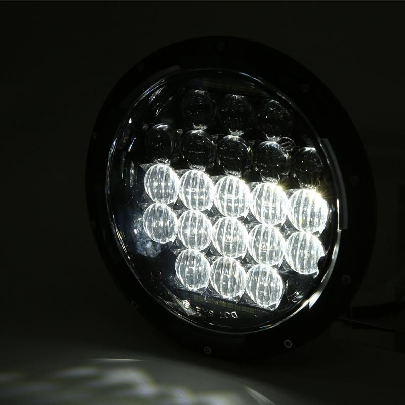 4WD 7inch 75W 126W Round LED Headlight for 4X4 Truck