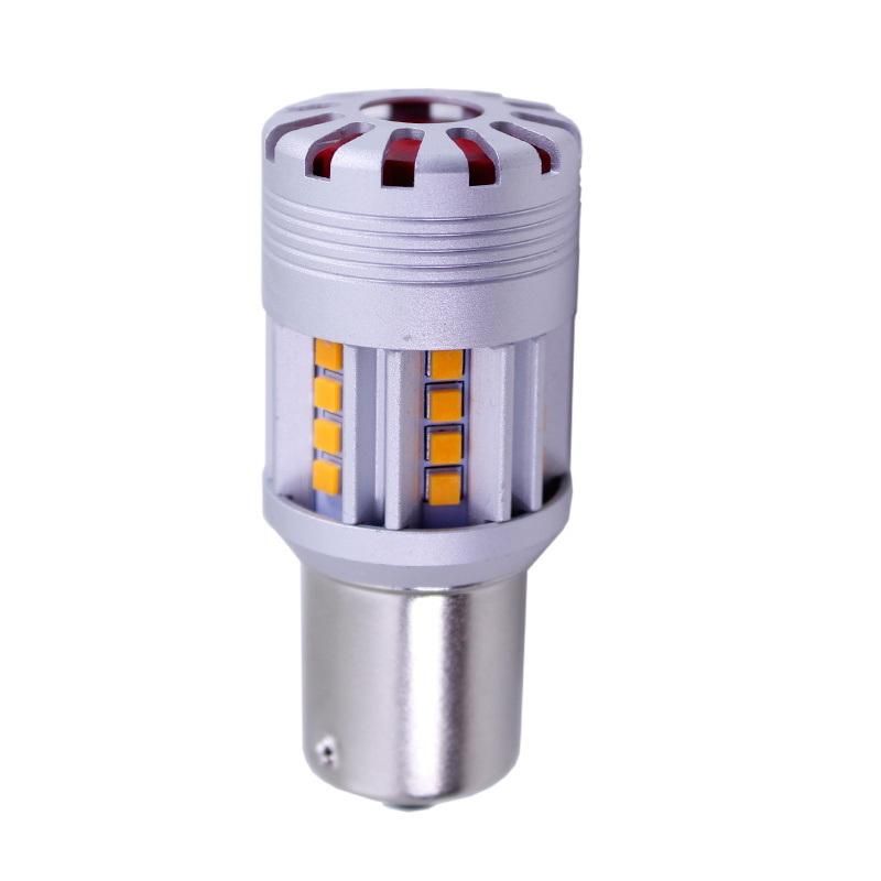 1156 LED Bulb Super Bright 21W No Error S25 Ba15s 1141 1003 7506 Amber Car Canbus Free Turn Signal Lights