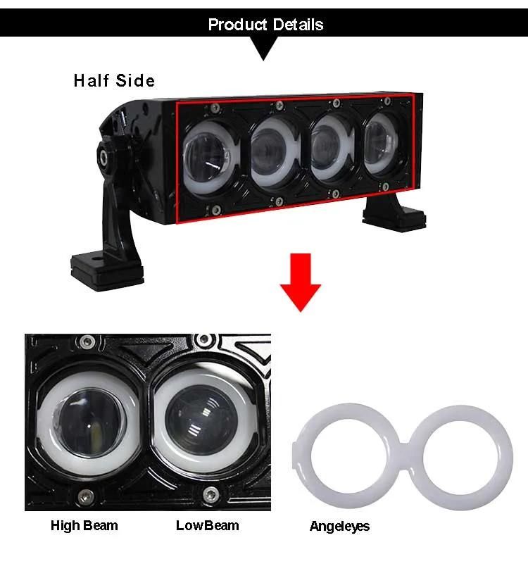 Good Selling Halo Bar Light LED Lamp for Jeep ATV Angle Eyes Light Bar Waterproof IP68 LED Light Bar Halo