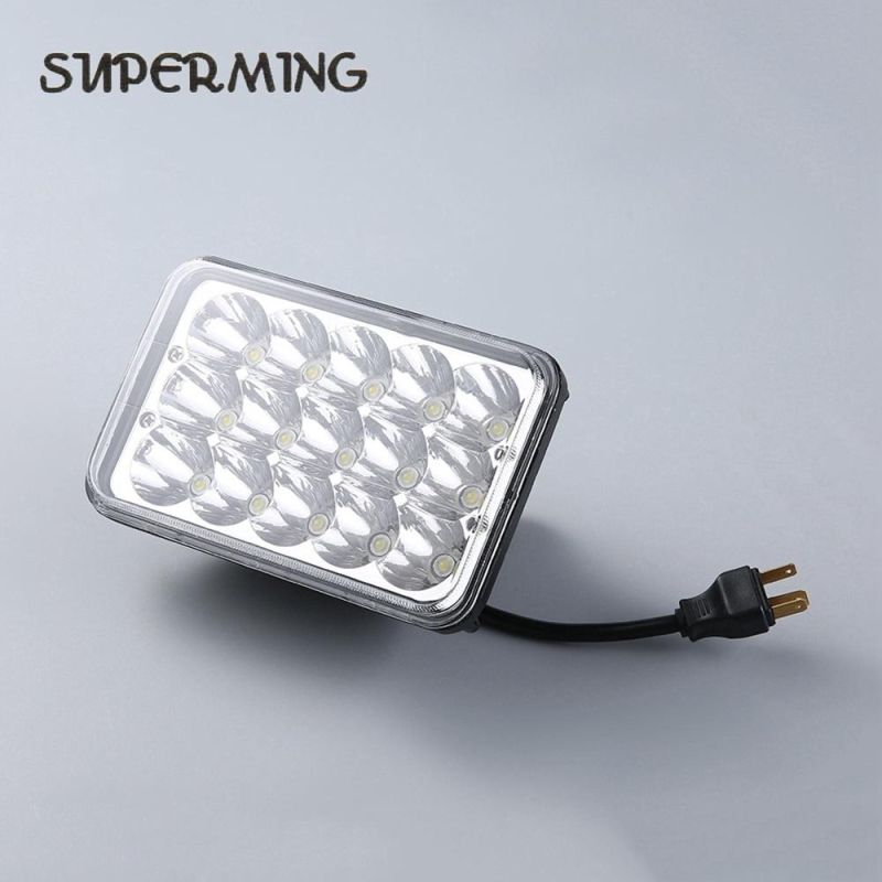 4X6 Faros LED 45W LED Headlight for Auto High Quality LED Work Light