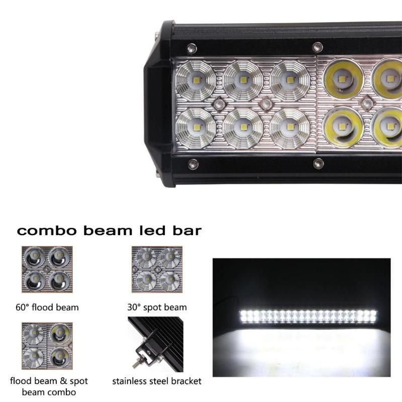 4 Inch 18W LED Work Light Bar 72W 90W 108W 126W 180W LED Bar Light 12V for Offroad Truck ATV SUV Jeep