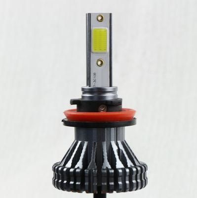 V2f LED Headlight Factory 6000K 2500lm 20W Projector Lens H4 H13 H1 H7 H11 9005 9006 Auto Car LED Light Bulb LED Headlamp