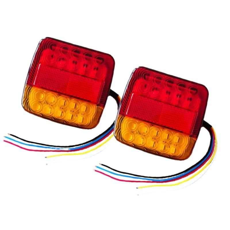 26LED Square Combination Trailer Tail Lights