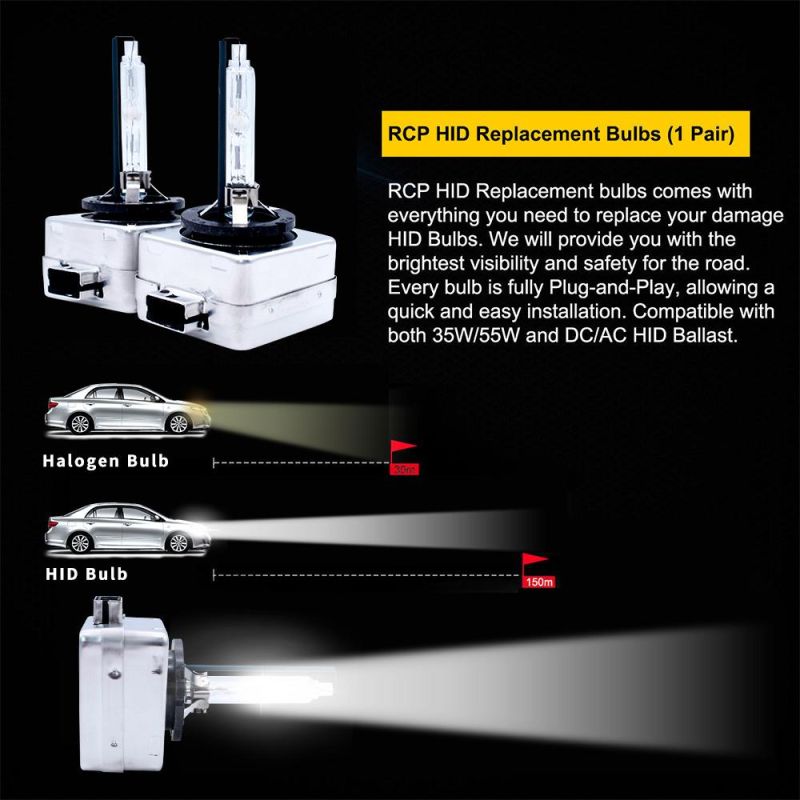 3000K 6000K 3500lm D1s HID Kit for 35W Car Light