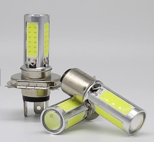 Motorcycle H4 H6 LED Headlight Bulb High Low Dual Beam 600lm Motorbike H4 LED Lights Kit P15D Ba15D P20d Ba20d H6m