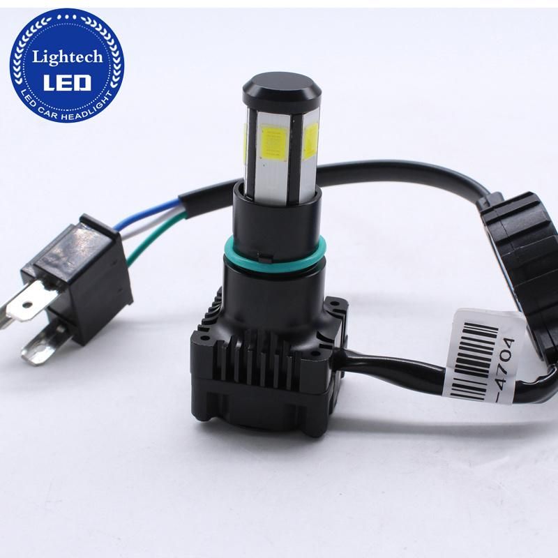 China Munnufacturer Mh4 4sides COB LED Motorcycle Headlight