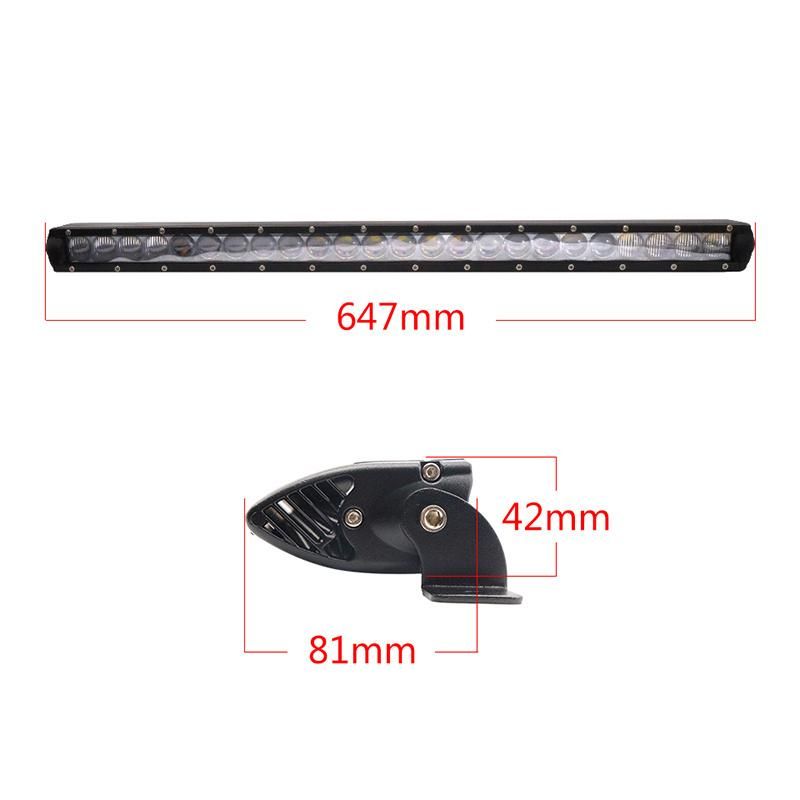 Truck Tractor 72W LED Light Bars with 4D Lens