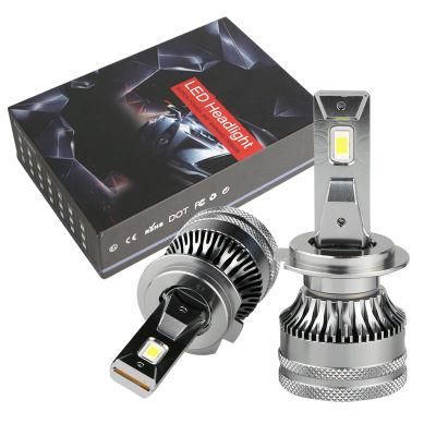 2021 Super Bright 4500lm LED H7, Bulbs High Power 12V 24V Fan Cooling LED Headlight for Car