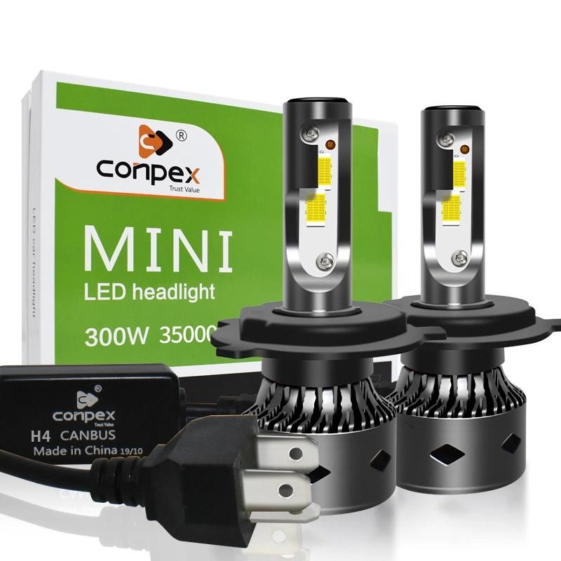 Conpex Mini LED Headlight H4 LED Light H1 H3 9005 9006 H11 LED Headlight Conversion Kit