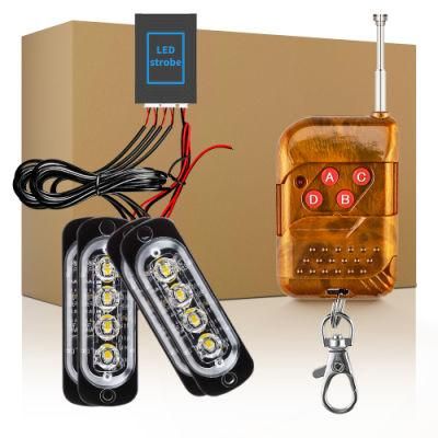 Dxz 4 in 1 Strobelight Hazard Warning Light Flashing Warning Light for Car Truck