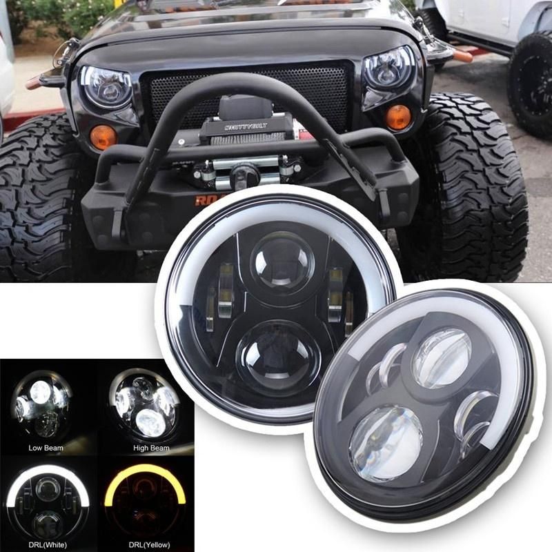 7inch LED Headlight 45watt for Jeep Wrangler Offroad Motorcycle