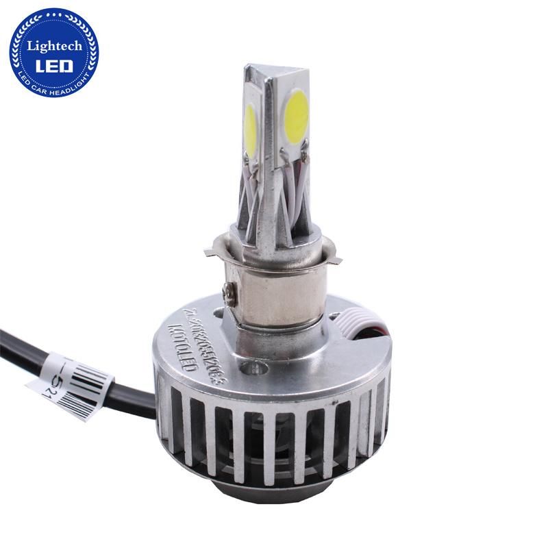 Mh3 Motorcycle Parts Three Sides 40W COB LED Motorcycle Headlight