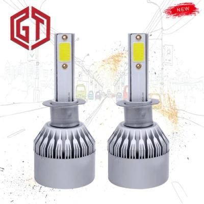 Factory Direct Sales LED Headlights C6 COB Chip LED Headlight Car Light 18-72W 3000K 6000K