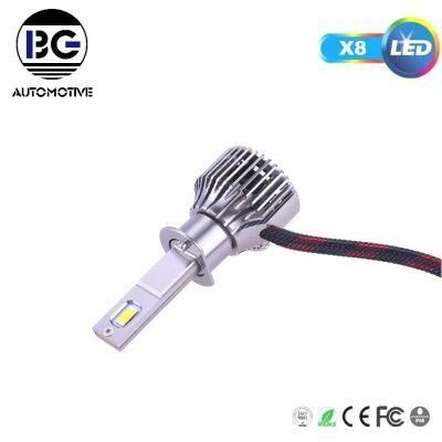 X8 LED Headlight Bulb H4 H7 Car LED Headlamp 100W 60000lm H11 H8 9005 9006 H1 LED Canbus Headlight Kit