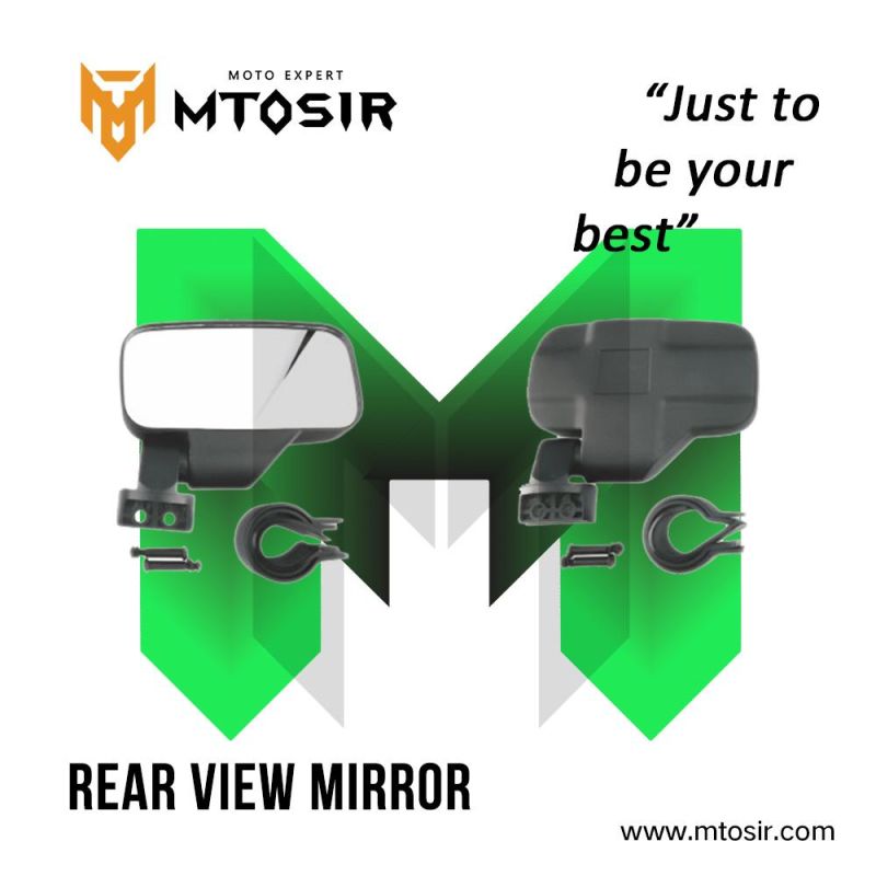 Mtosir High Quality Rear View Mirrors for UTV Side Mirrors Adjustment with Brackets for All Mountain Bike Motorcycle Spare Parts Accessories