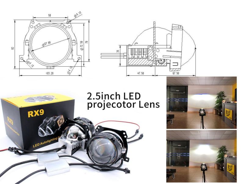 X3 S1 G4 4 Sides Auto LED Headlamp with H7 12000lm Car LED Lamp H4 9005 9006 9007 9004