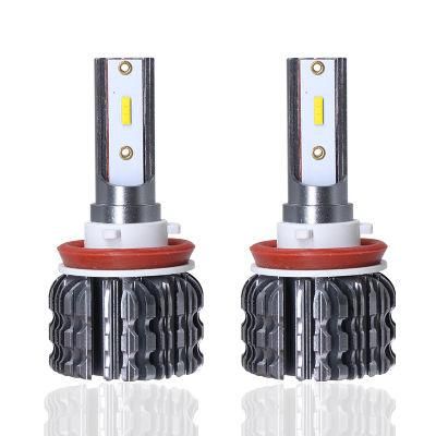 Super Bright Csp Chip 880 12V 24V Fanless Auto Light Bulb Kit 9005 H11 H7 S1 Car H4 LED Headlights