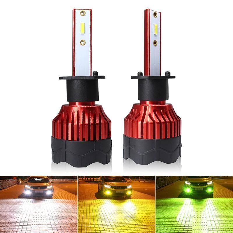 Wholeasle 1pair H4 LED H7 Auto Car Headlight H1 K5 55W 6000lm 6000K Automobile Bulb 9005 9006 H3 H13 H8 880 H27 9004 9007 H11 881 LED Headlight Auto Bulbs