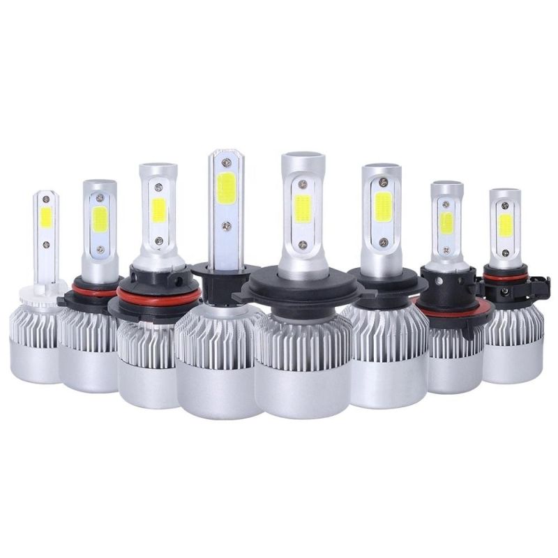 Carolyn S2 LED 8000 Lumens Dual Beam Auto Lights Bulb 9012 H4 H7 Auto Lighting Systems