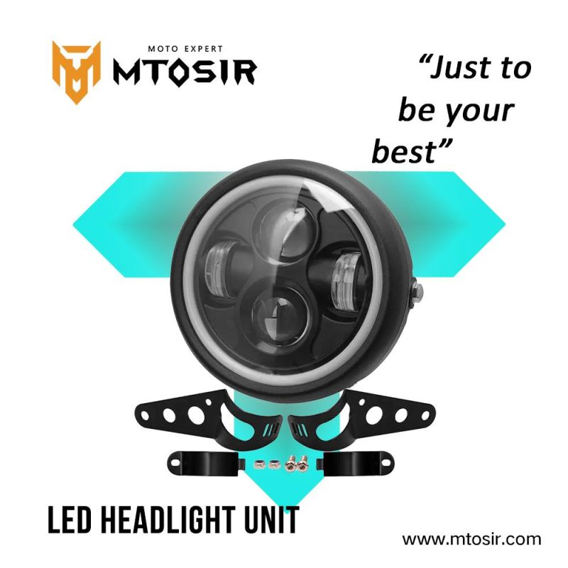 Mtosir 7 " Round High Beam Lower Beam DRL for Jeep Wrangler LED Headlight