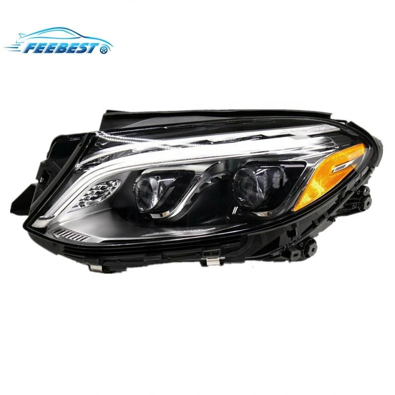 High Quality Car Accessories LED Headlamp Headlight for Mercedes Benz Gle Class W166 Head Lamp Auto Light 2015-2018 1668201159 1668201259