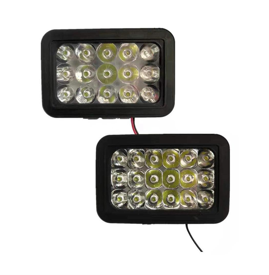 China Wholesale Motorcycle Front Spot Light 15 LED Bulbs Headlight