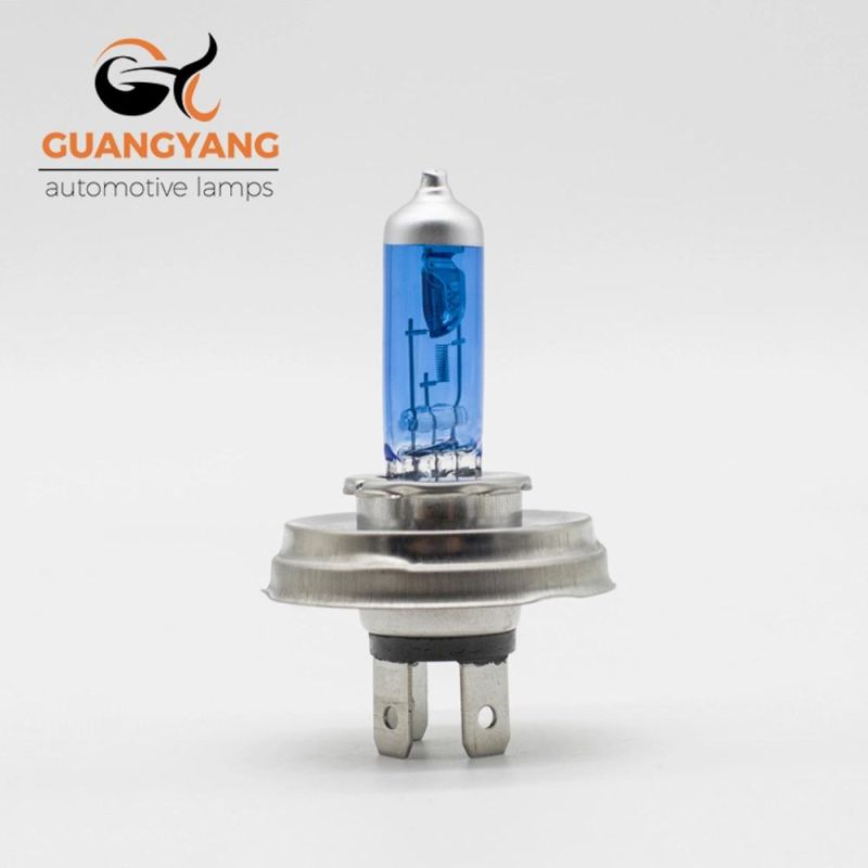 Factory H4 12V 60/55W Blue Color P45t Halogen Bulb Super White