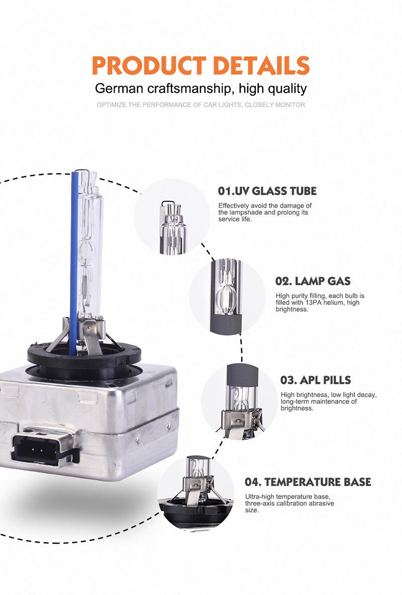 New Non-Destructive Installation D1s Canbus LED D3s D1r D3r High Power High Brightness Modified Car Headlight Bulb 100W LED Headlight