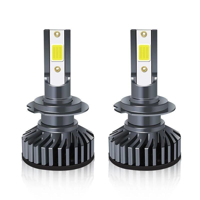 Hot Sale a Pair F2 Car LED Headlight H1/H3/H4/H7/H8/H11 Mini Car Lights COB LED90059006 Car Modified One-Piece High Beam Low Beam Headlight