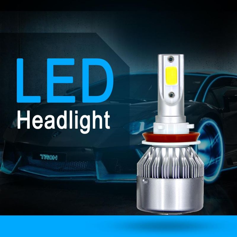 Cheapest Product 2PCS Car LED Headlightled Car H10 H7 H27 9003 9004 9005 9006 9004 9007 5202 9012 Headlight 12V 6000K C6 H11 Auto Lamps