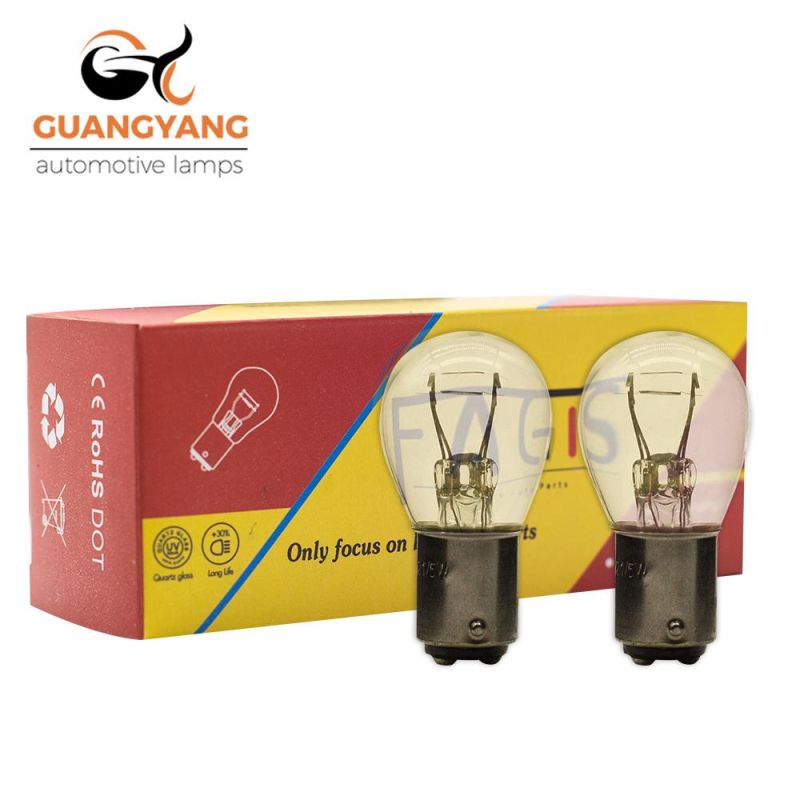 Auto Turning Lamps S25 Bay15D 12V 21/5W Clear