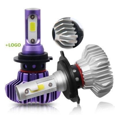 Super Bright 12000 Lumen 30W LED H7 H4 Fanless S9 Auto 9005 9006 H11 H7 H4 Car LED Headlights