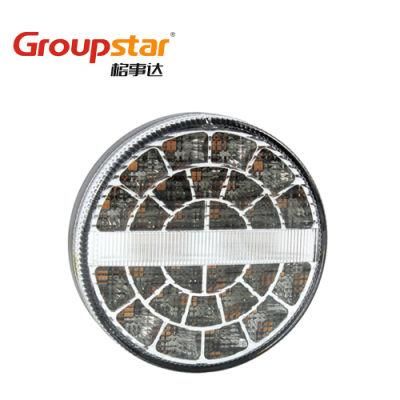 Manufacturer High Quality 10-30V Round Bus Front Position Front Indicator LED Light for Truck