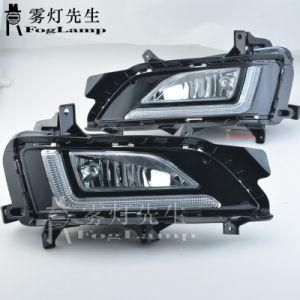 Fog Light for Hyundai Tucson 2019-2020 2021 Bumper Fog Lamp LED DRL Daytime Running Lights